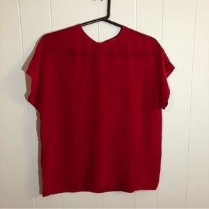 Adam Douglass by Adrianne Papell 100% Silk Blouse Size P